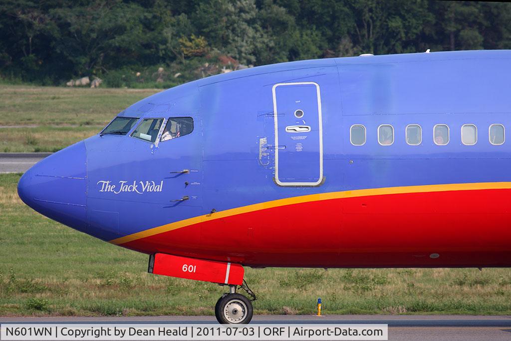 N601WN, 1995 Boeing 737-3H4 C/N 27695, Southwest Airlines 