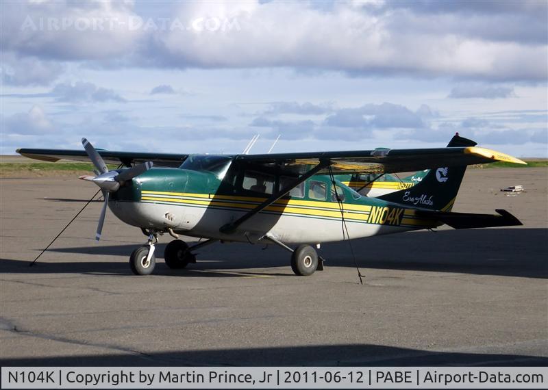 N104K, 1969 Cessna 207 C/N 20700122, Era Alaska's Cessna 207 parked for the night.