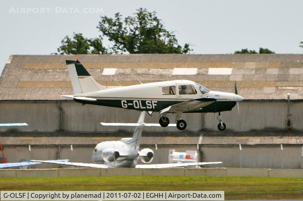 G-OLSF, 1989 Piper PA-28-161 Cadet C/N 2841284, Taken from the Flying Club