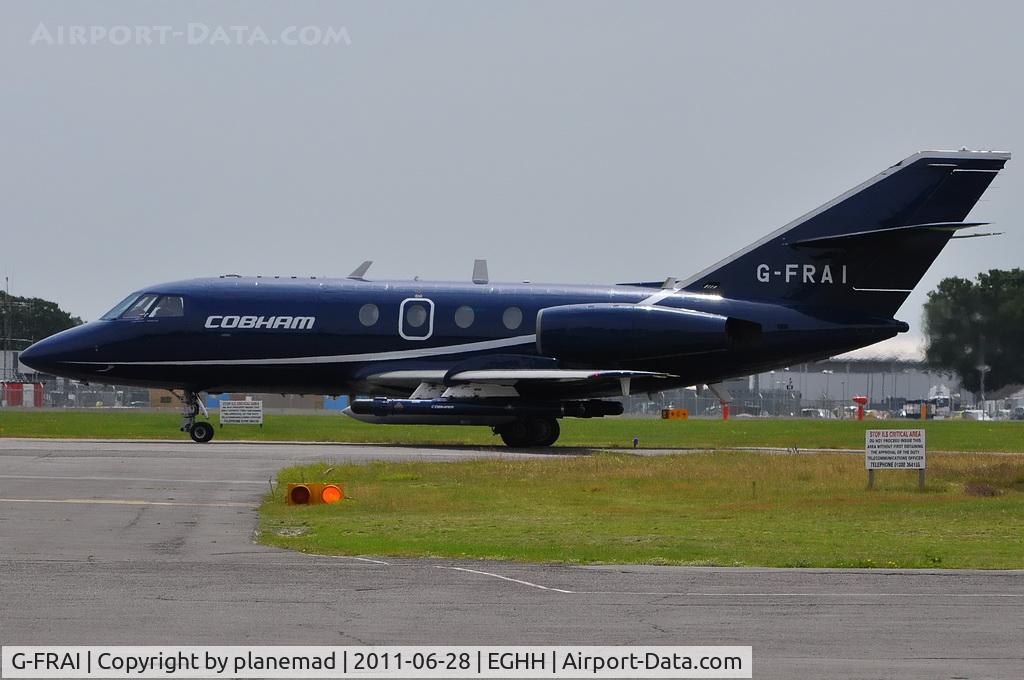 G-FRAI, 1972 Dassault Falcon (Mystere) 20E C/N 270, Taken from the Flying Club