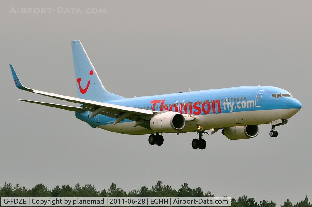 G-FDZE, 2008 Boeing 737-8K5 C/N 35137, Taken from the Flying Club
