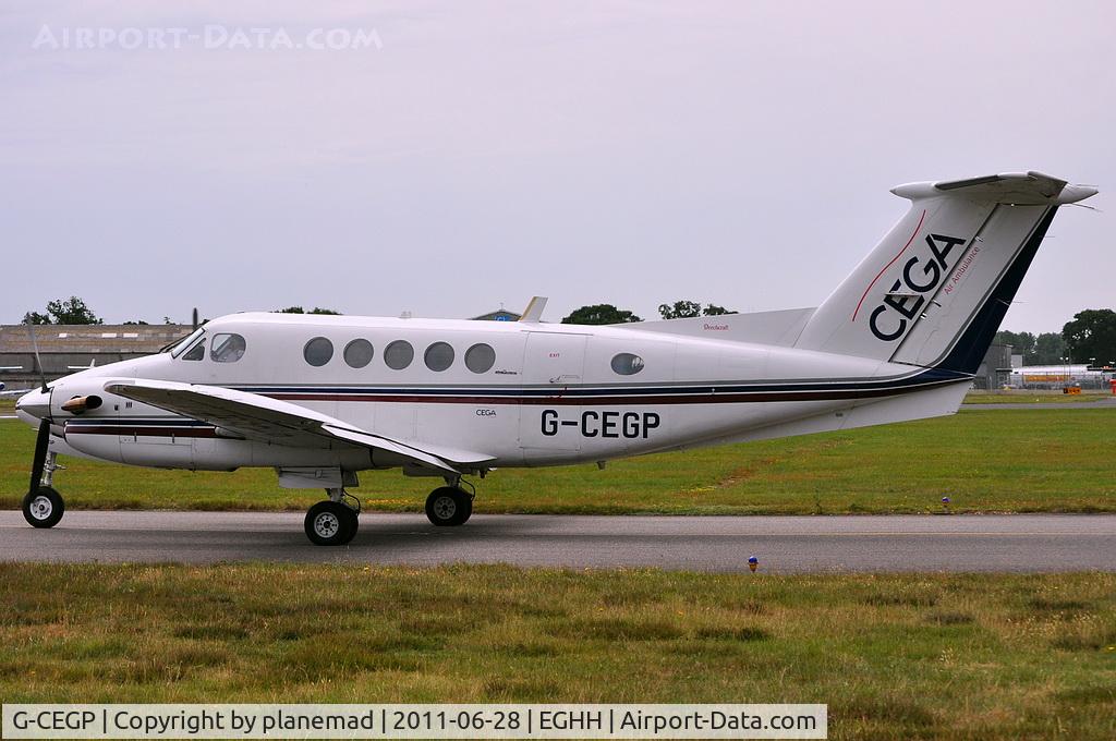 G-CEGP, 1980 Beech 200 Super King Air C/N BB-726, Taken from the Flying Club