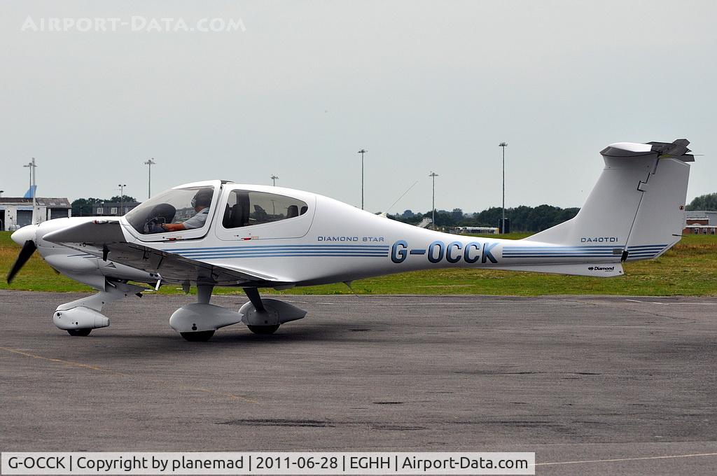 G-OCCK, 2006 Diamond DA-40D Diamond Star C/N D4.234, Taken from the Flying Club