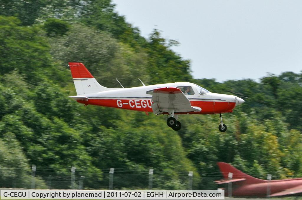 G-CEGU, 1974 Piper PA-28-151 Cherokee Warrior C/N 28-7715165, Taken from the Flying Club