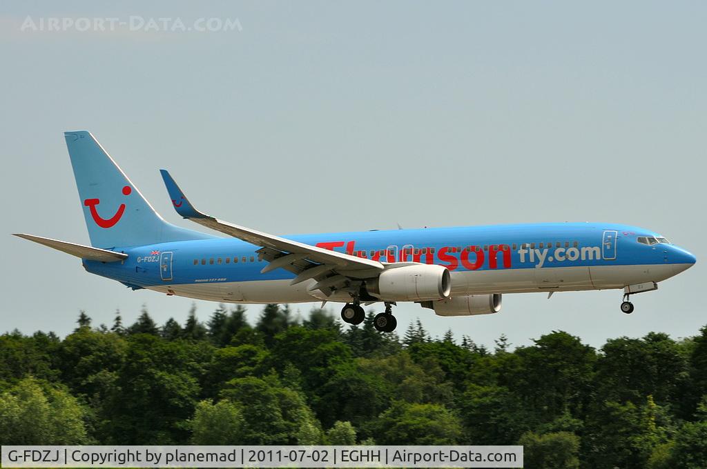 G-FDZJ, 2007 Boeing 737-8K5 C/N 34690, Taken from the Flying Club