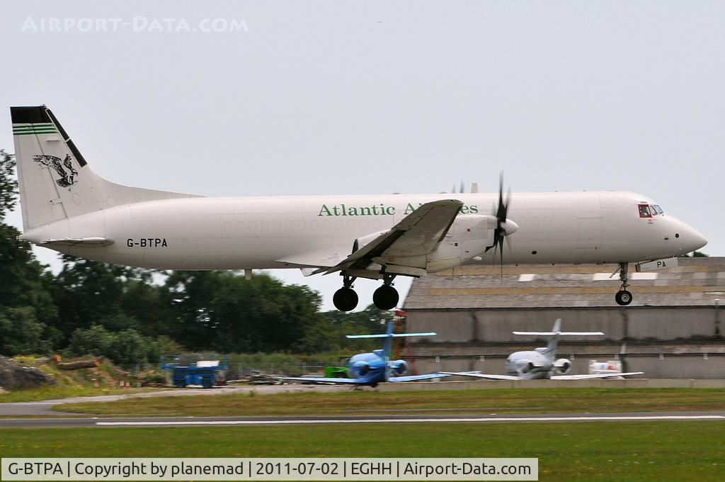 G-BTPA, 1988 British Aerospace ATP C/N 2007, Taken from the Flying Club