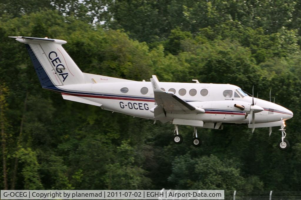 G-OCEG, 1980 Beech B200 King Air C/N BB-588, Taken from the Flying Club