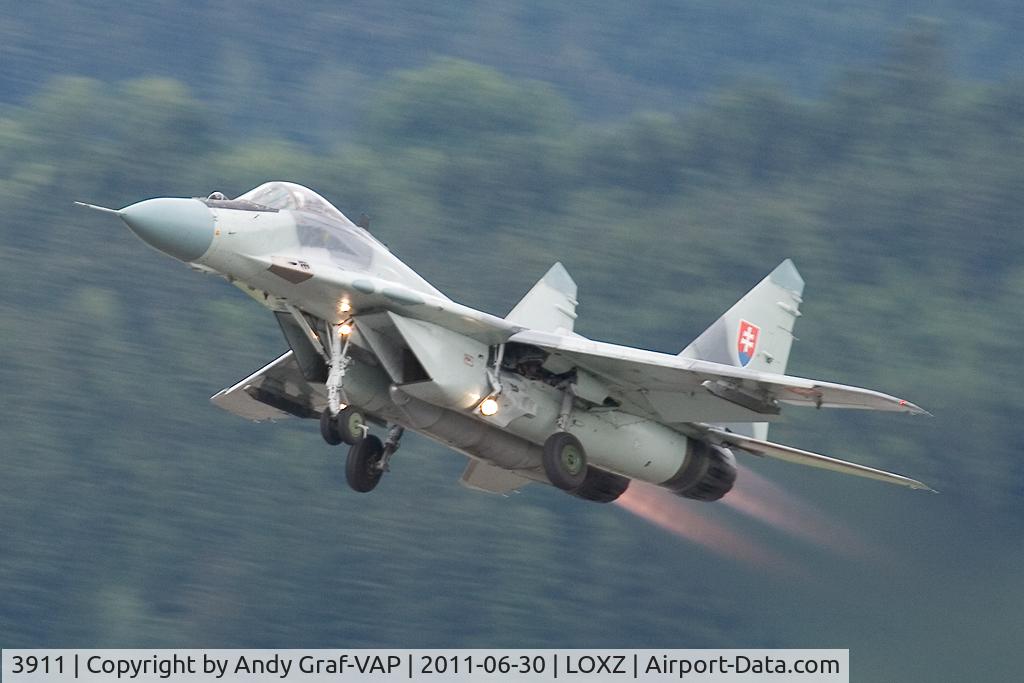 3911, Mikoyan-Gurevich MiG-29AS C/N 2960532039, Slovak Air Force MIG-29