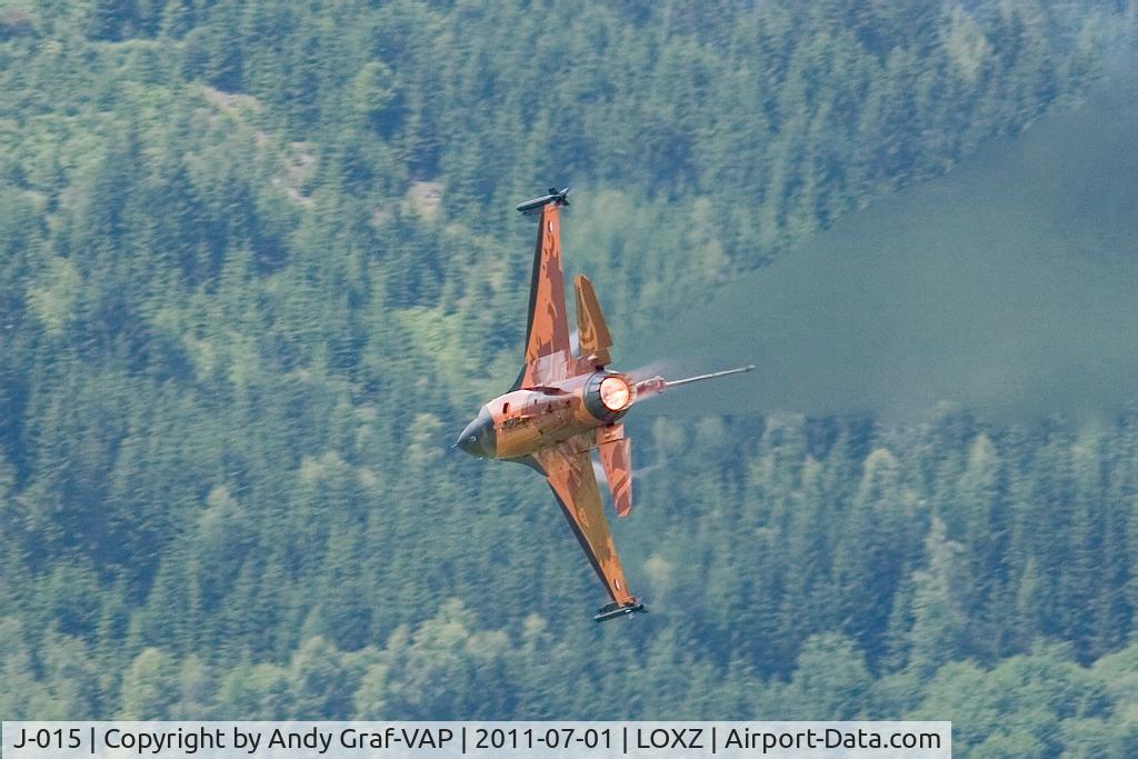 J-015, 1991 Fokker F-16A Fighting Falcon C/N 6D-171, Netherland Air Force F-16