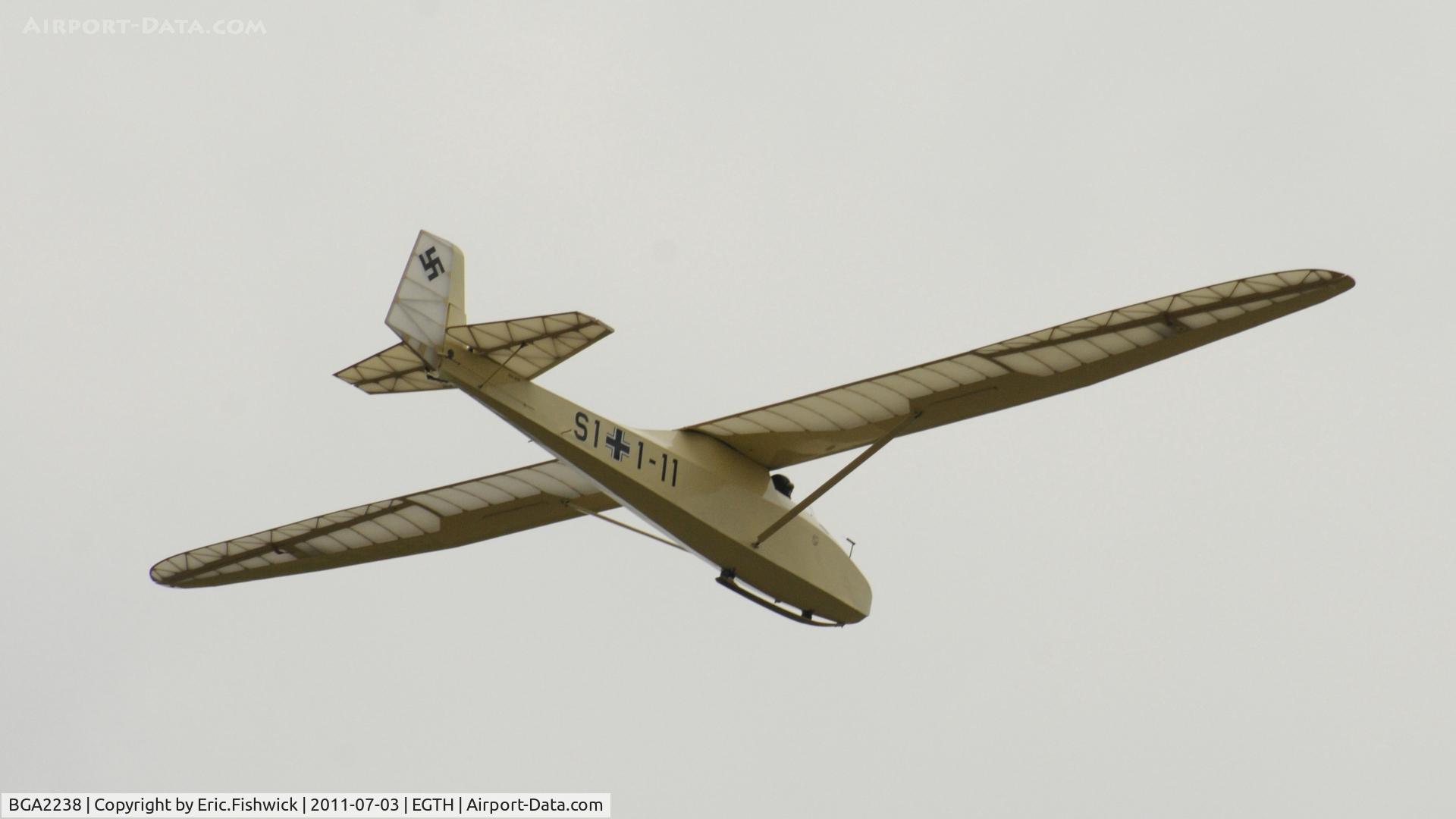 BGA2238, Graunu Baby 2B C/N 2, BGA 2238 at Shuttleworth Military Pagent Air Display, July 2011