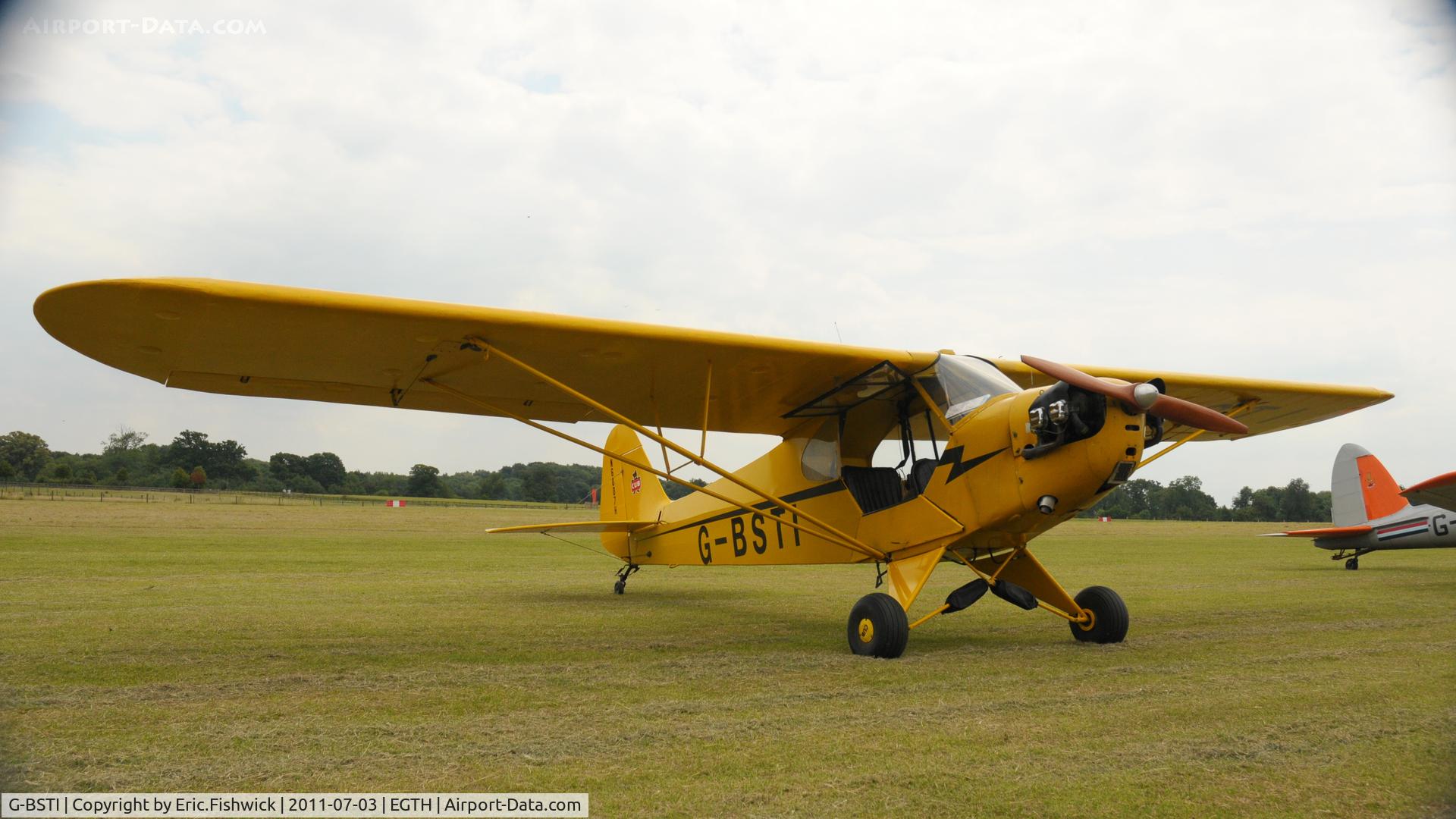 G-BSTI, 1946 Piper J3C-65 Cub Cub C/N 19144, G-BSTI at Shuttleworth Military Pagent Air Display, July 2011TI