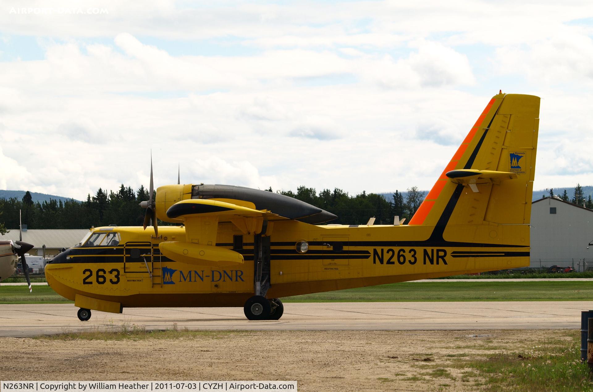 N263NR, 1985 Canadair CL-215-V (CL-215-1A10) C/N 1082, Slave Lake Airport