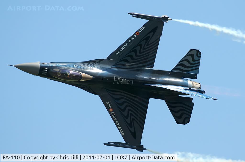 FA-110, SABCA F-16AM Fighting Falcon C/N 6H-110, Belgian Air Force