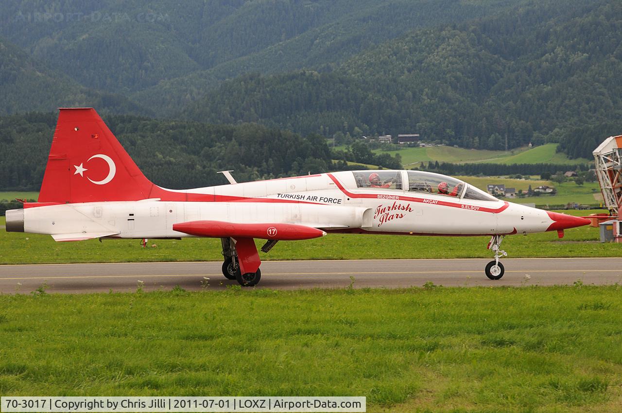 70-3017, Canadair NF-5A Freedom Fighter C/N 3017, Turkish Stars