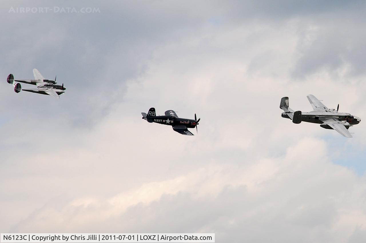 N6123C, 1945 North American B-25J-30-NC Mitchell Mitchell C/N 108-47647, Flying Bulls