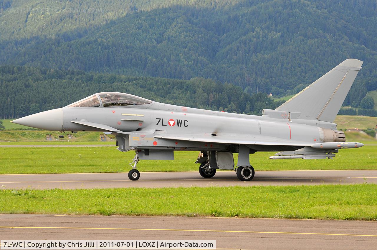7L-WC, 2007 Eurofighter EF-2000 Typhoon S C/N AS003, Austrian Air Force