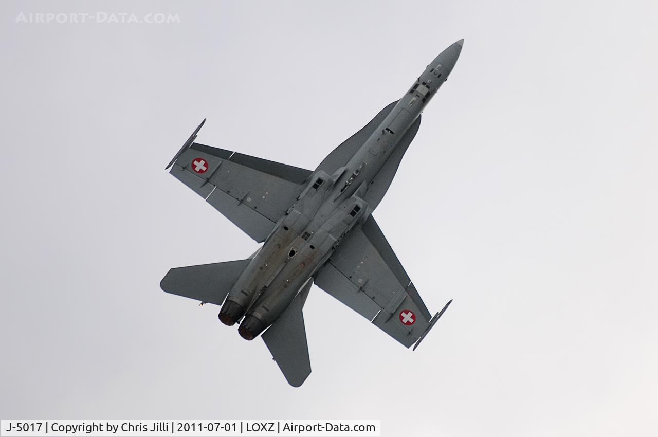 J-5017, McDonnell Douglas F/A-18C Hornet C/N 1365/SFC017, Swiss Air Force