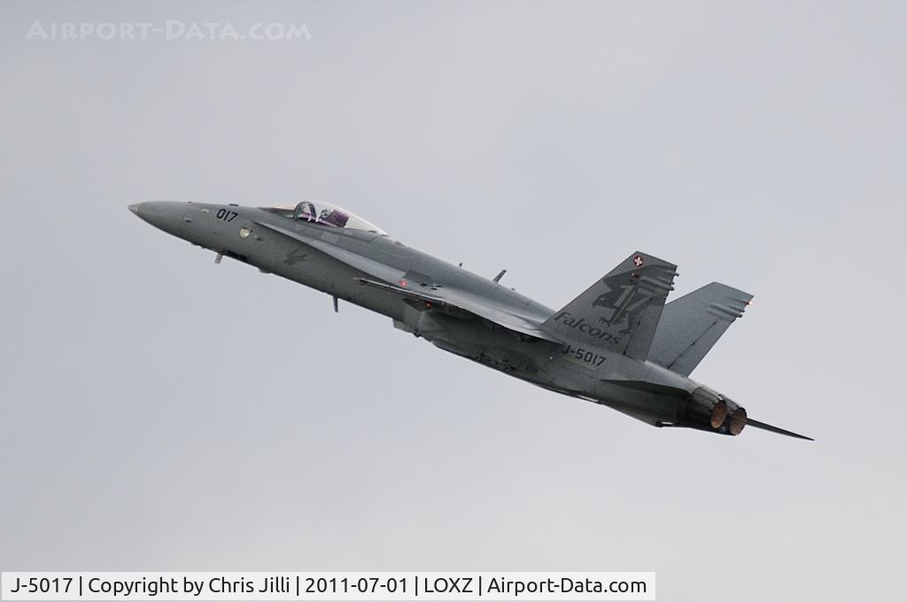 J-5017, McDonnell Douglas F/A-18C Hornet C/N 1365/SFC017, Swiss Air Force