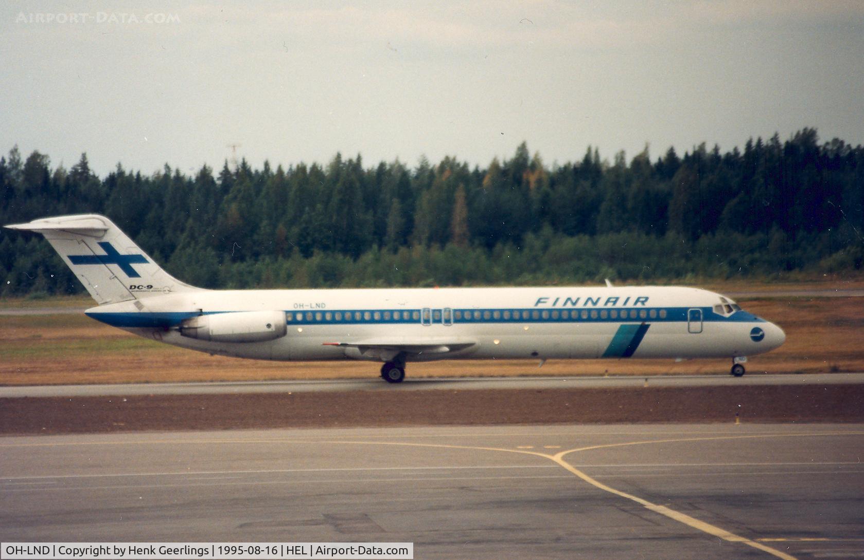 OH-LND, 1974 Douglas DC-9-41 C/N 47606, Finnair