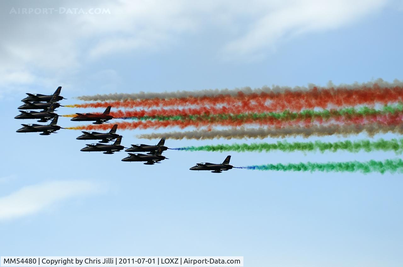 MM54480, Aermacchi MB-339PAN C/N 6675/070/AD009, Frecce Tricolori