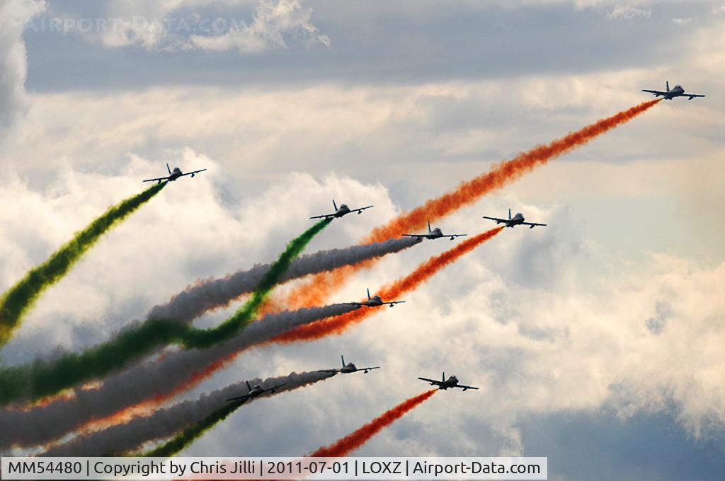 MM54480, Aermacchi MB-339PAN C/N 6675/070/AD009, Frecce Tricolori