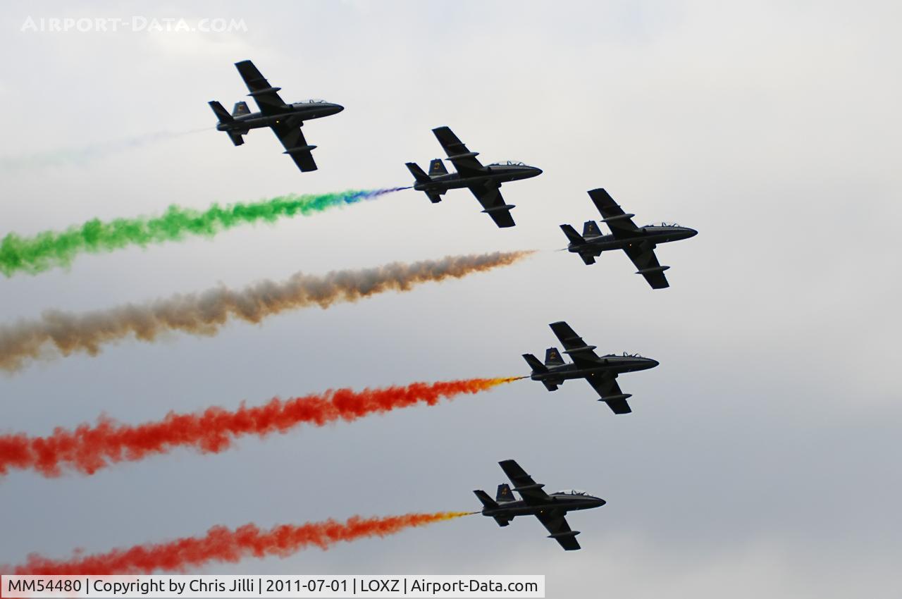 MM54480, Aermacchi MB-339PAN C/N 6675/070/AD009, Frecce Tricolori