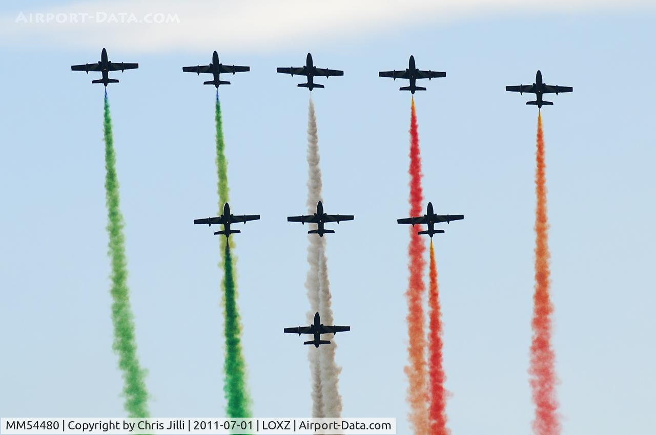 MM54480, Aermacchi MB-339PAN C/N 6675/070/AD009, Frecce Tricolori