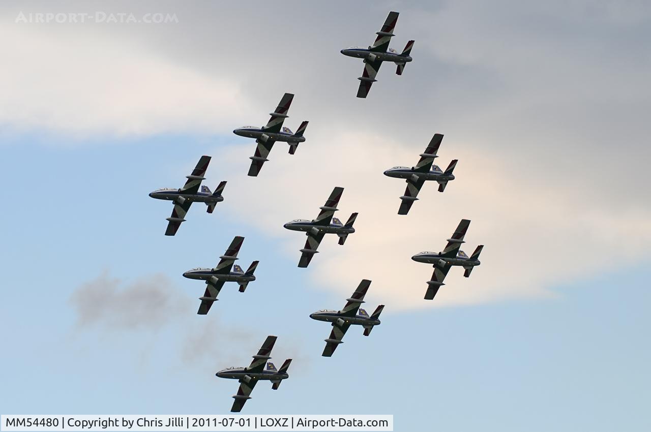 MM54480, Aermacchi MB-339PAN C/N 6675/070/AD009, Frecce Tricolori
