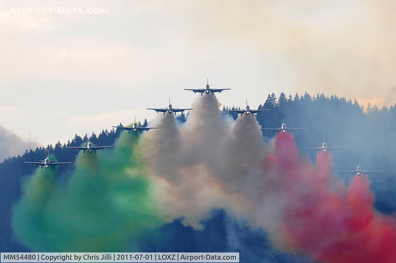 MM54480, Aermacchi MB-339PAN C/N 6675/070/AD009, Frecce Tricolori