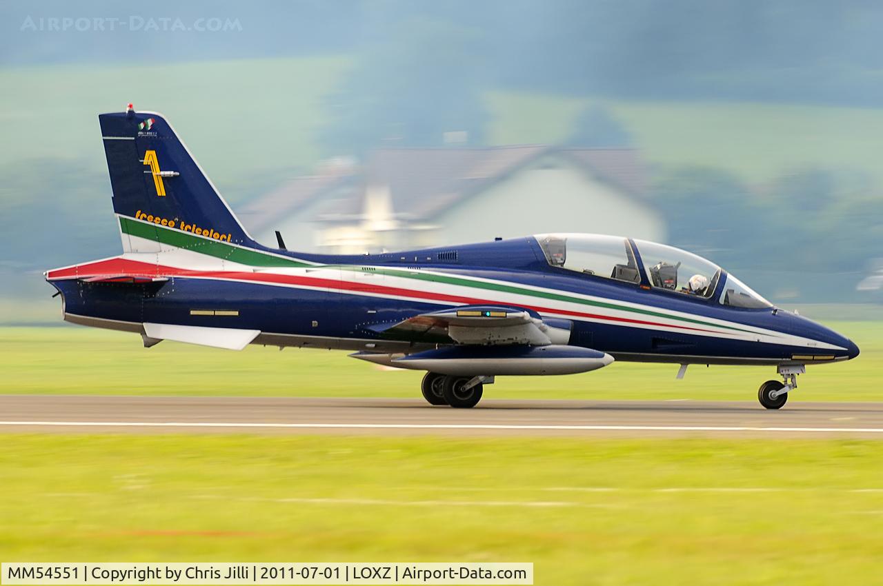 MM54551, Aermacchi MB-339PAN C/N 6772/167/AD018, Frecce Tricolori