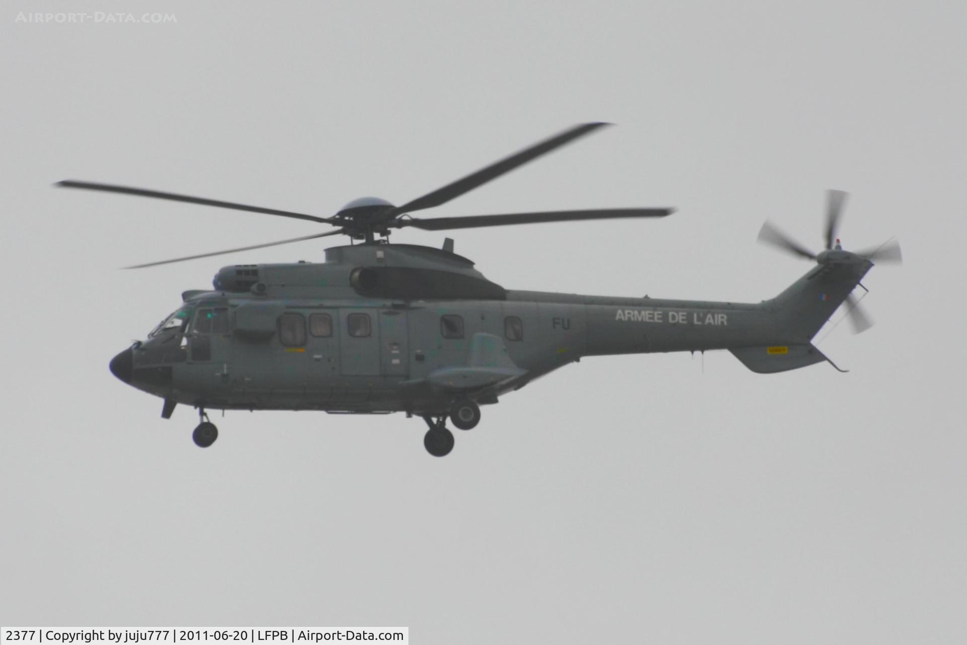 2377, Aérospatiale AS-332L-1 Super Puma Super Puma C/N 2377, on transit at Le Bourget