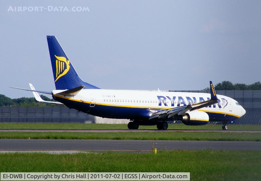 EI-DWB, 2007 Boeing 737-8AS C/N 36075, Ryanair