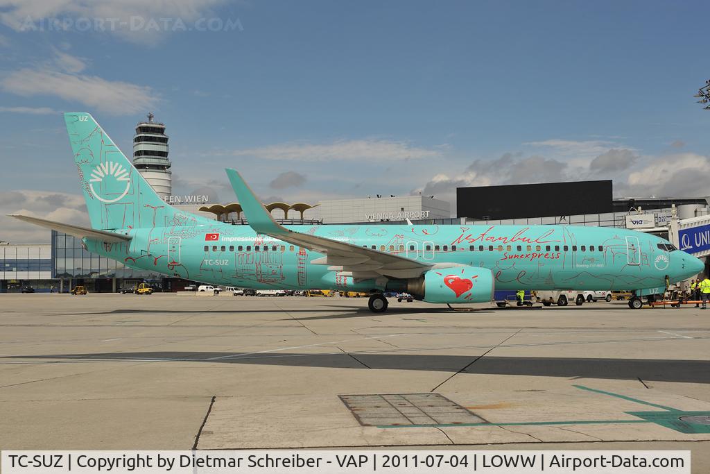 TC-SUZ, 2008 Boeing 737-8HX C/N 29649, Sun Express Boeing 737-800