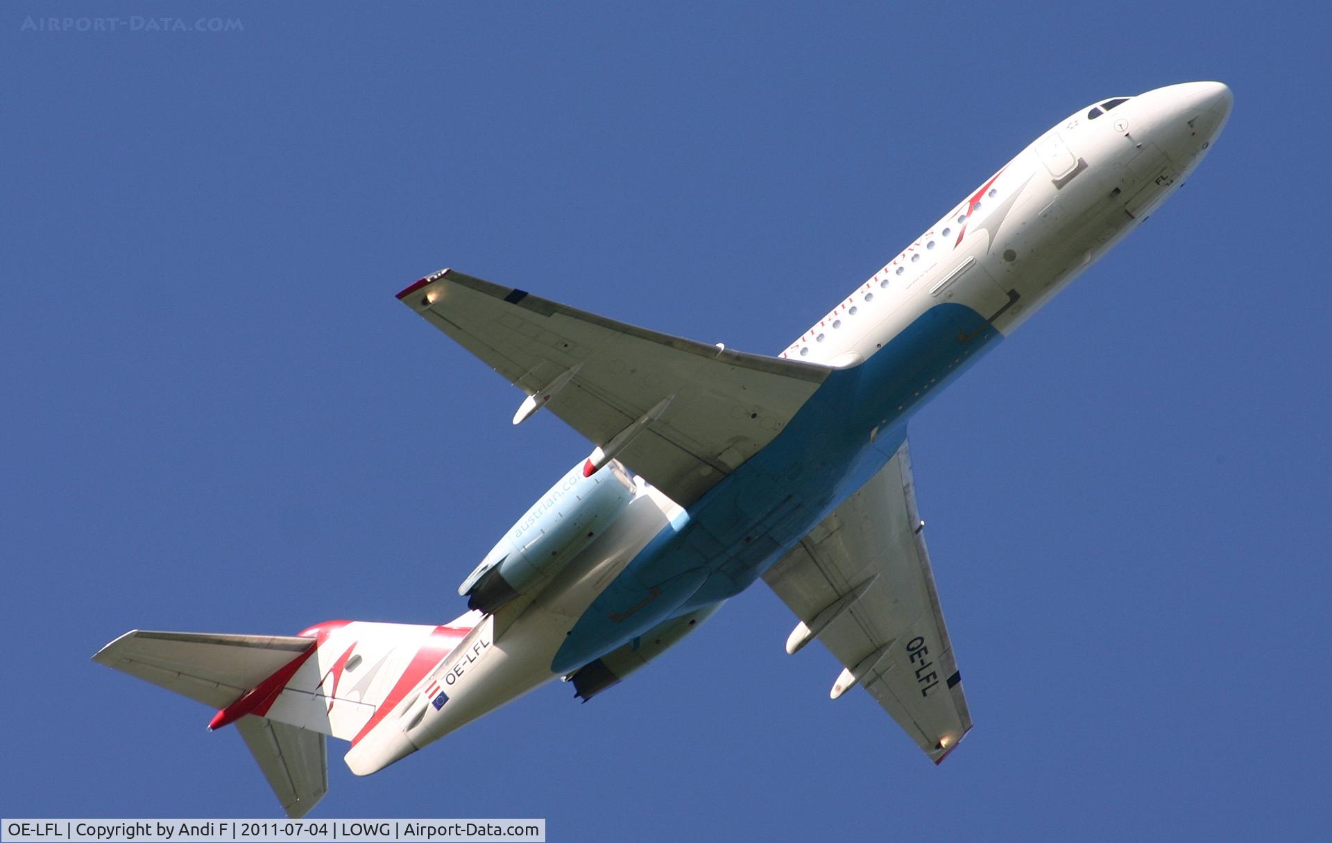 OE-LFL, 1995 Fokker 70 (F-28-0070) C/N 11573, Austrian F-70