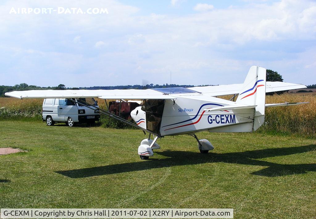 G-CEXM, 2007 Skyranger Swift 912S(1) C/N BMAA/HB/556, resident at Rayne Hall Farm