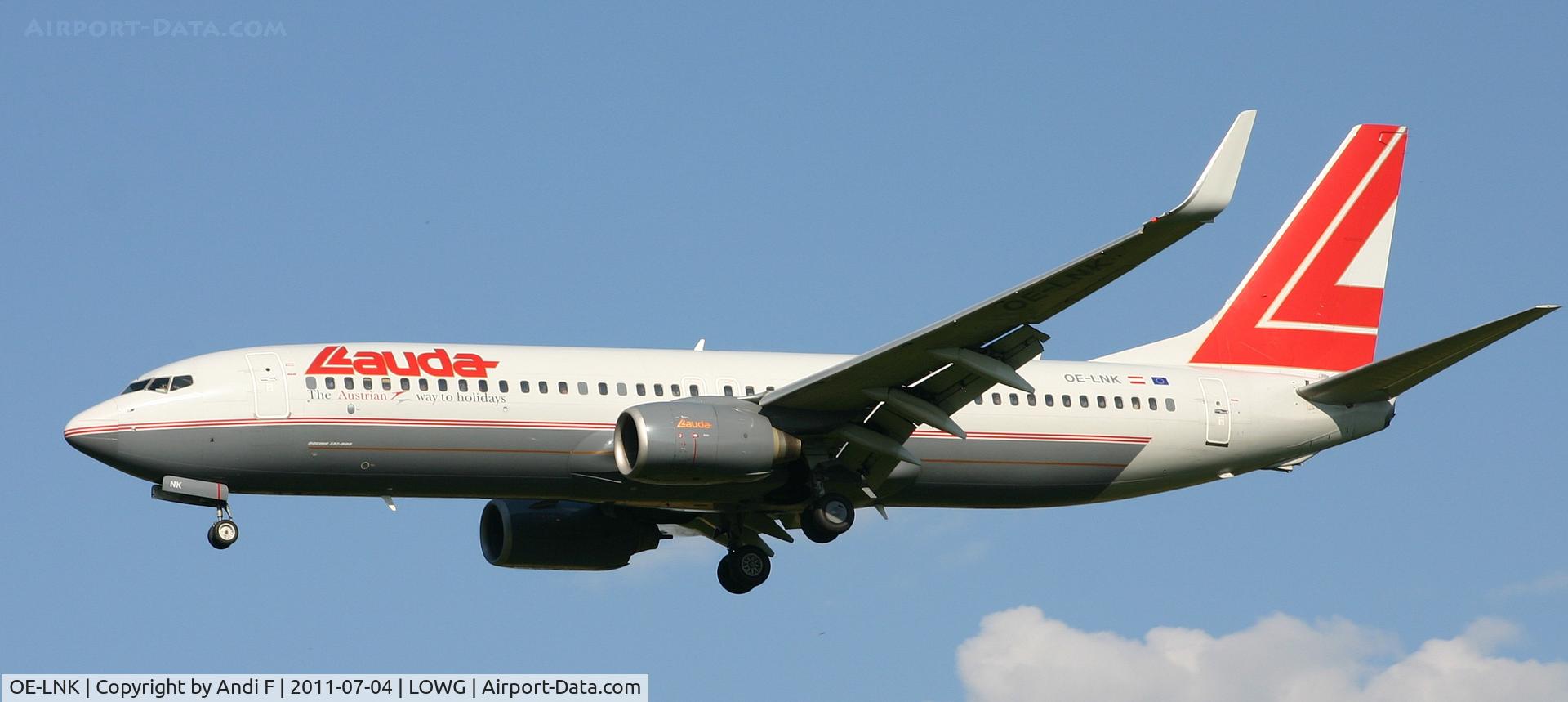 OE-LNK, 1999 Boeing 737-8Z9 C/N 28178, Austrian in Lauda cs