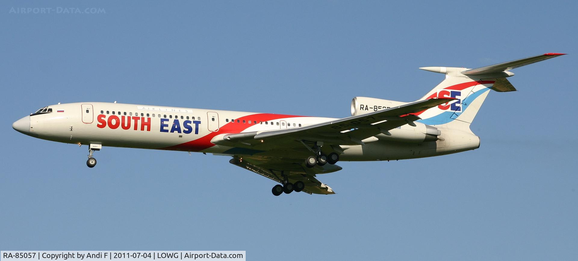 RA-85057, 1989 Tupolev Tu-154M C/N 07A1001, Football-VIP Charter