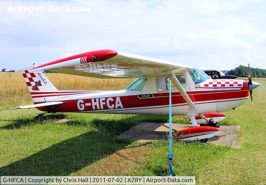 G-HFCA, 1973 Cessna A150L Aerobat Aerobat C/N A150-0381, resident at Rayne Hall Farm