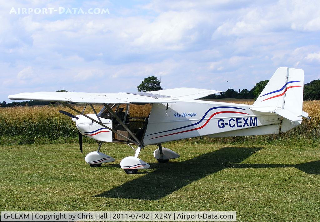 G-CEXM, 2007 Skyranger Swift 912S(1) C/N BMAA/HB/556, resident at Rayne Hall Farm