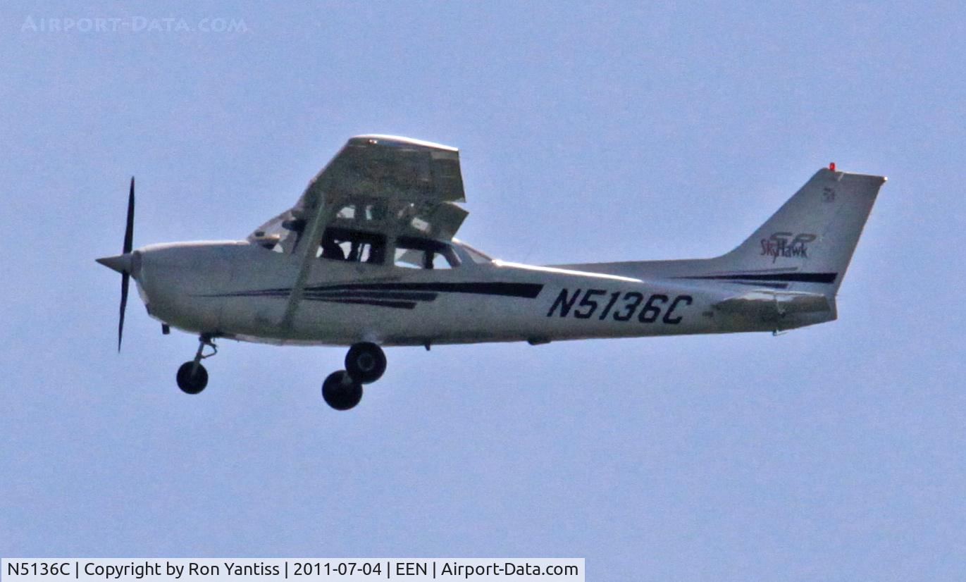 N5136C, 2002 Cessna 172S C/N 172S9150, Back on approach to Keene, NH