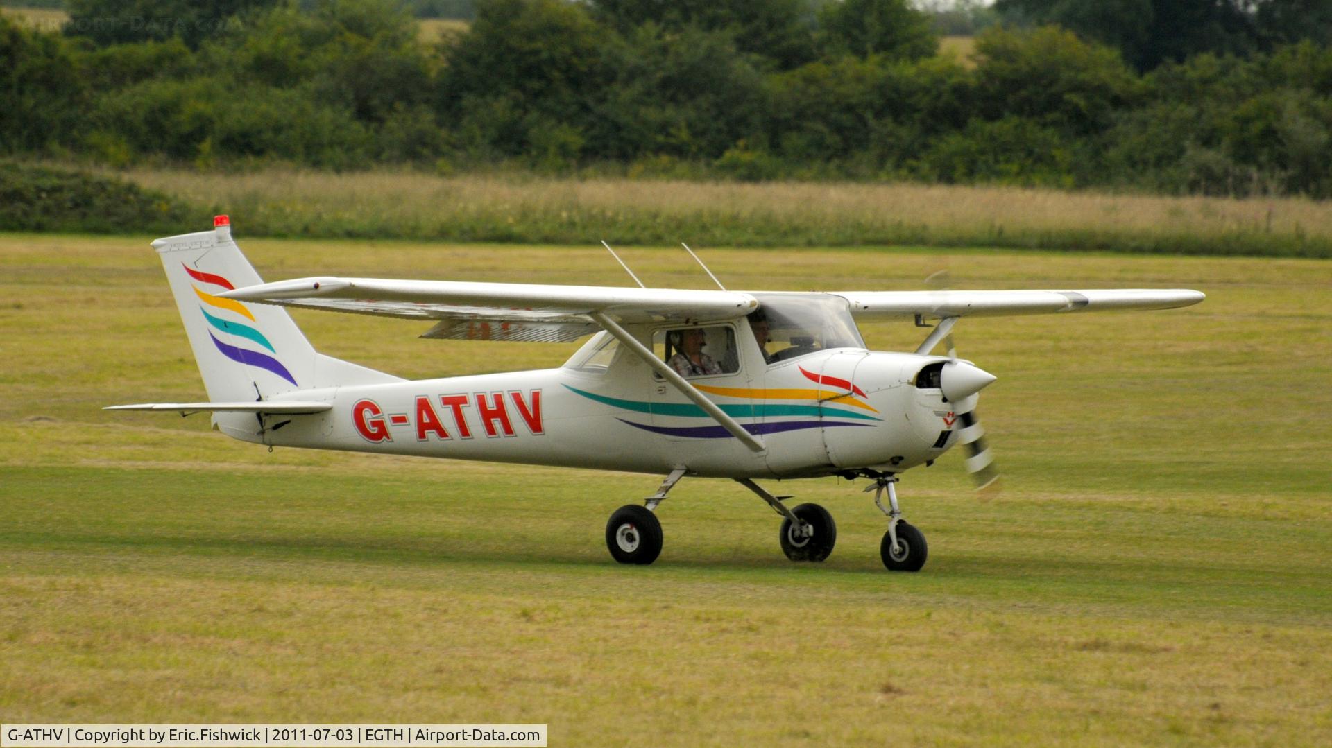 G-ATHV, 1966 Cessna 150F C/N 150-62019, G-ATHV at Shuttleworth Military Pagent Air Display, July 2011