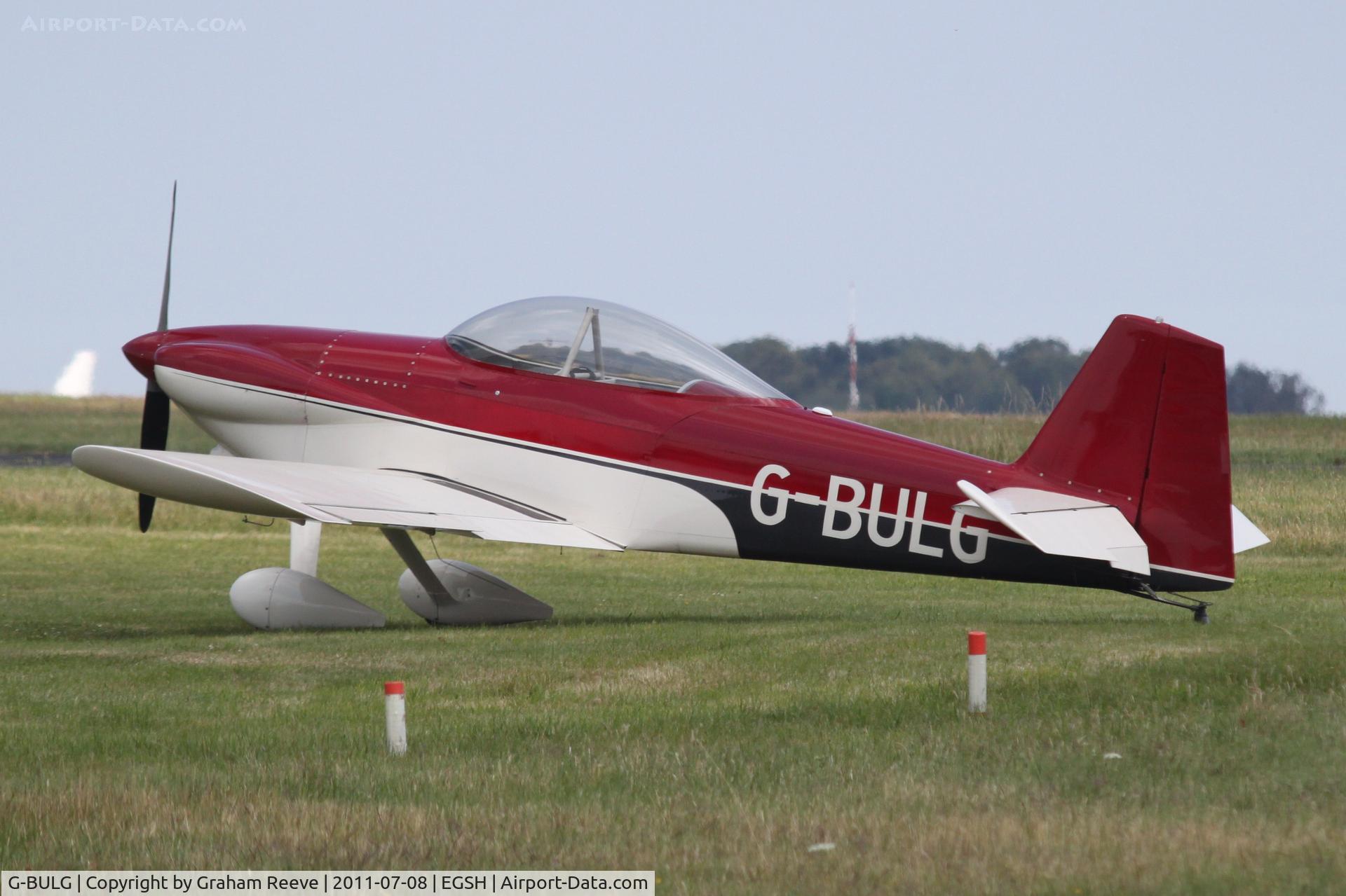 G-BULG, 1989 Vans RV-4 C/N JRV4-1, Parked in the sun.