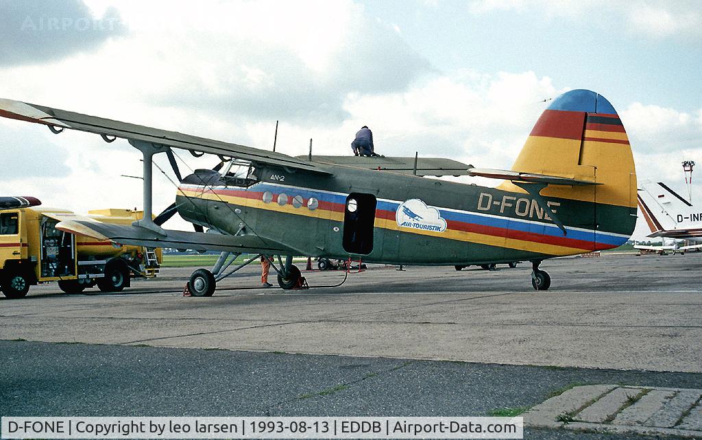D-FONE, Antonov AN-2T C/N 17812, Berlin Schoenefeld SXF 13.8.93