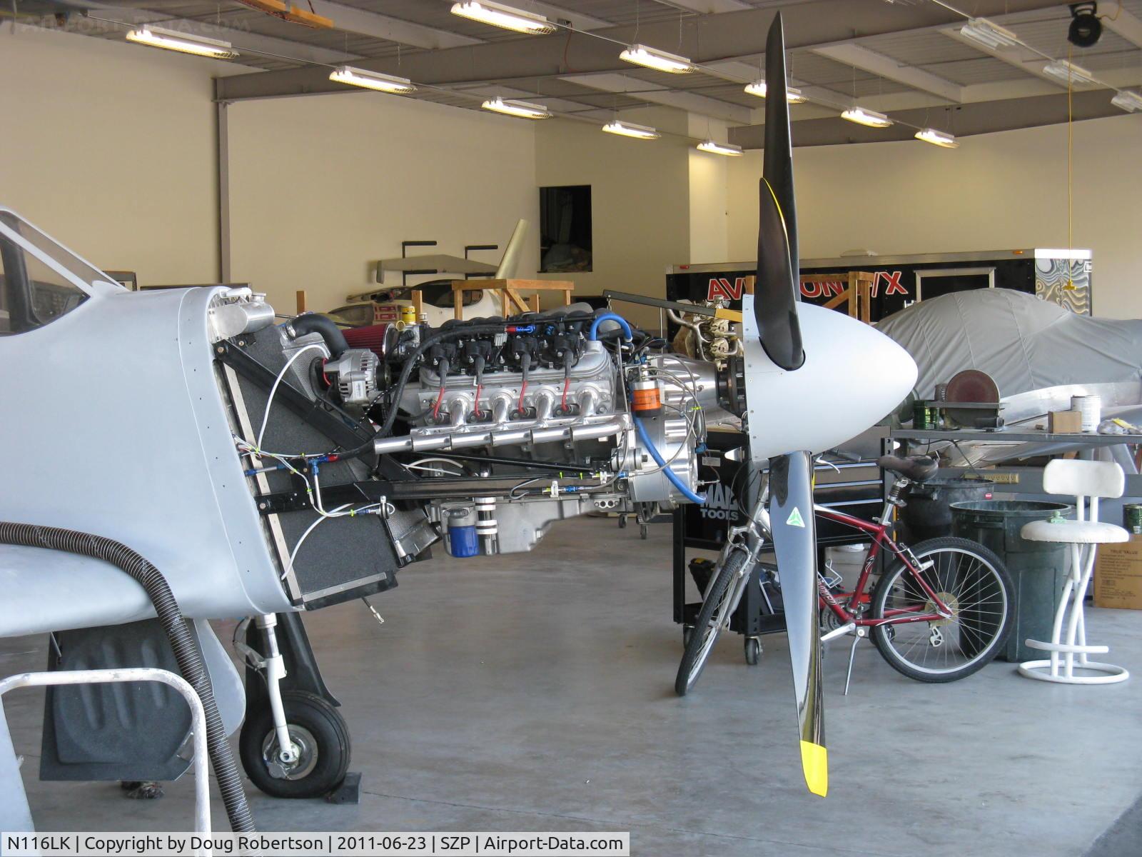 N116LK, North American P-51 Mustang 70% Replica C/N 12, 2011 Ketterling Fighter Escort Wings, Ltd., P-51D MUSTANG 70% scale, Corvette LS-1 liquid-cooled V-8 engine 320 Hp with 1.6/1 PSRU, in build