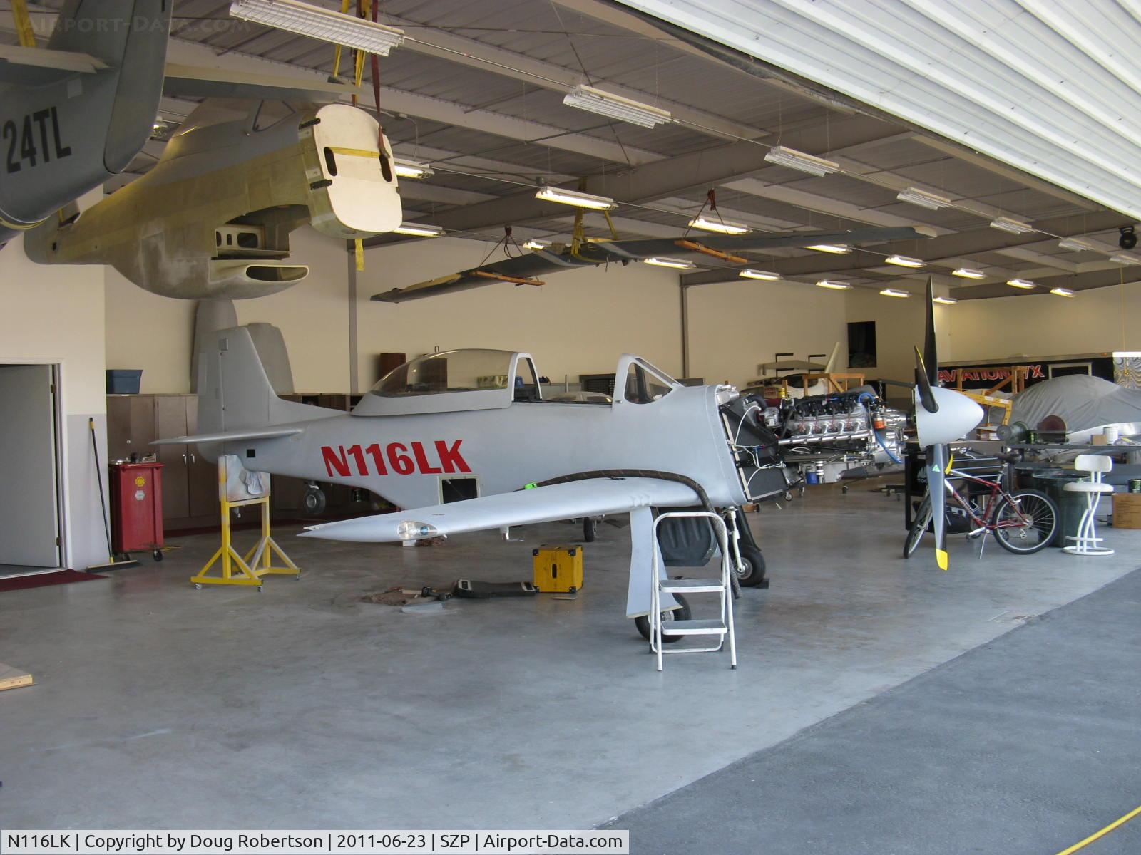 N116LK, North American P-51 Mustang 70% Replica C/N 12, 2011 Ketterling Fighter Escort Wings, Ltd. P-51D MUSTANG, 70% scale, Corvette LS-1 liquid-cooled V-8 engine 320 Hp conversion with 1.6/1 PSRU, tandem 2 place. In build