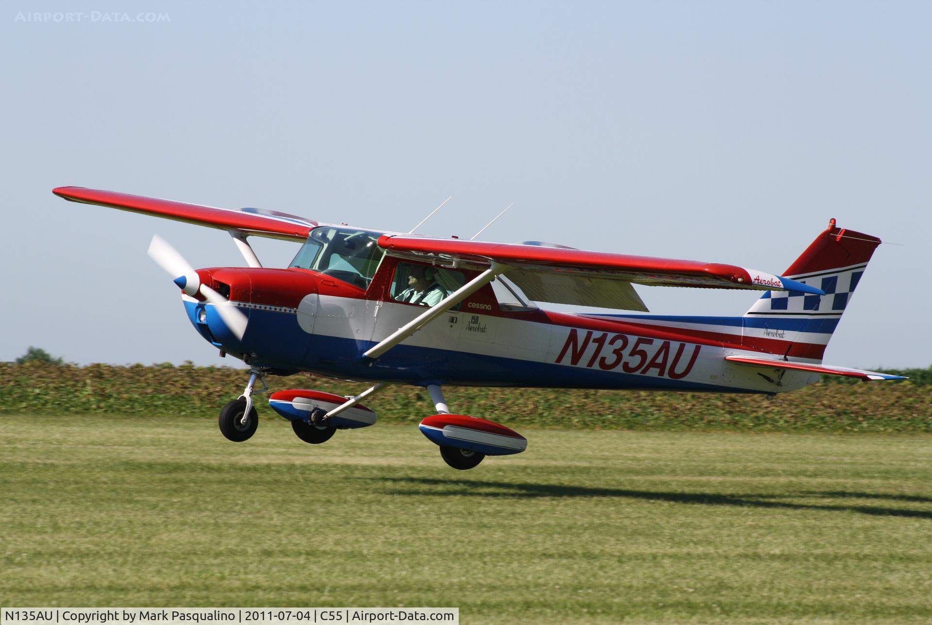 N135AU, 1971 Cessna A150L Aerobat C/N A1500297, Cessna A150L