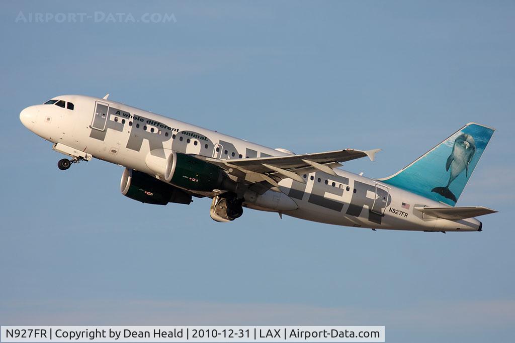 N927FR, 2004 Airbus A319-111 C/N 2209, Frontier Airlines 