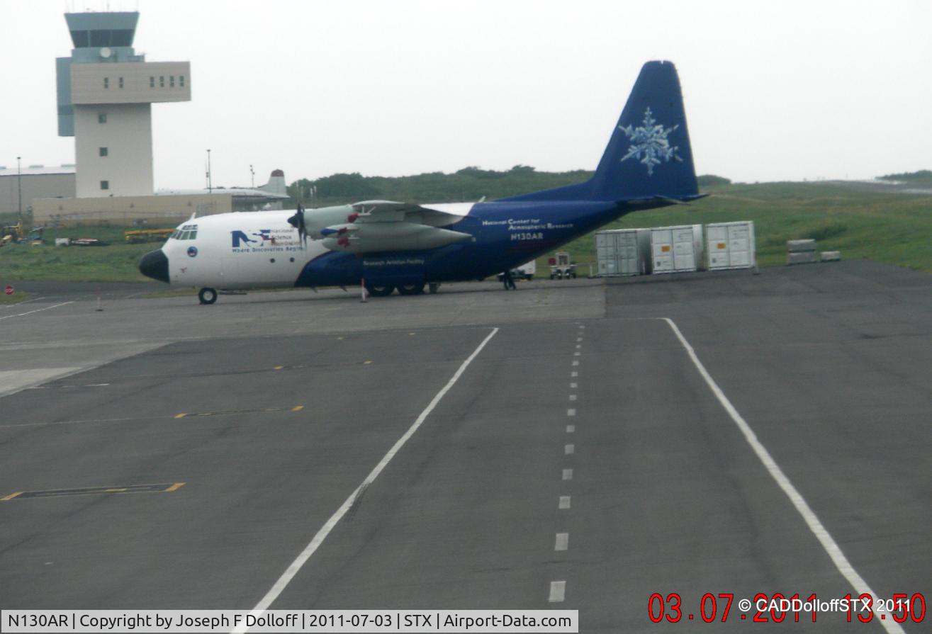 N130AR, 1984 Lockheed EC-130Q Hercules C/N 382-4984, Parked on the tarmac at Henry E Rohlsen Airport, St Croix, US Virgin Islands.