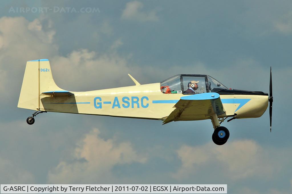 G-ASRC, 1964 Druine D.62C Condor C/N RAE/609, 1964 Rollason Aircraft And Engines Ltd DRUINE D.62C CONDOR, c/n: RAE/609 at North Weald