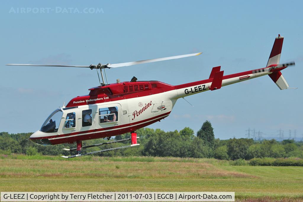G-LEEZ, 1983 Bell 206L-1 LongRanger II C/N 45761, 1983 Bell Helicopter Textron BELL 206L-1, c/n: 45761 giving pleasure rides at the 2011 Family Fun Day